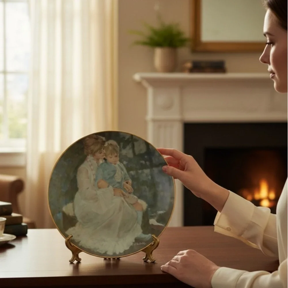 Mother's Helping Hand Limited Collector Plate by The Hamilton Vinted 1984